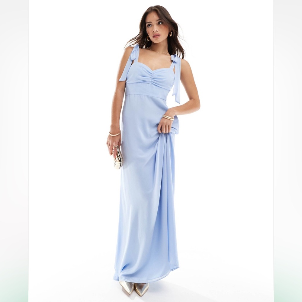 Blue long dress